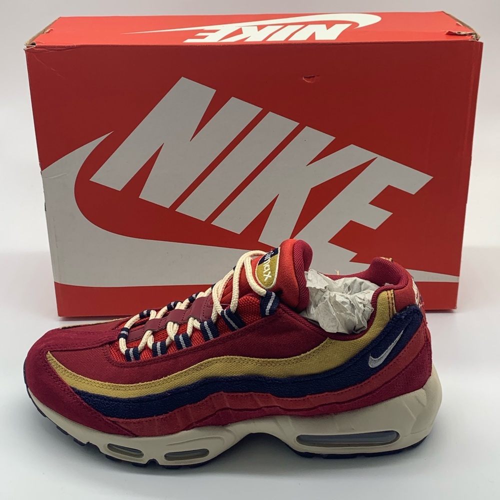 New Nike Men's Air Max 95 Premium Shoes Men red - Picture 6 of 8